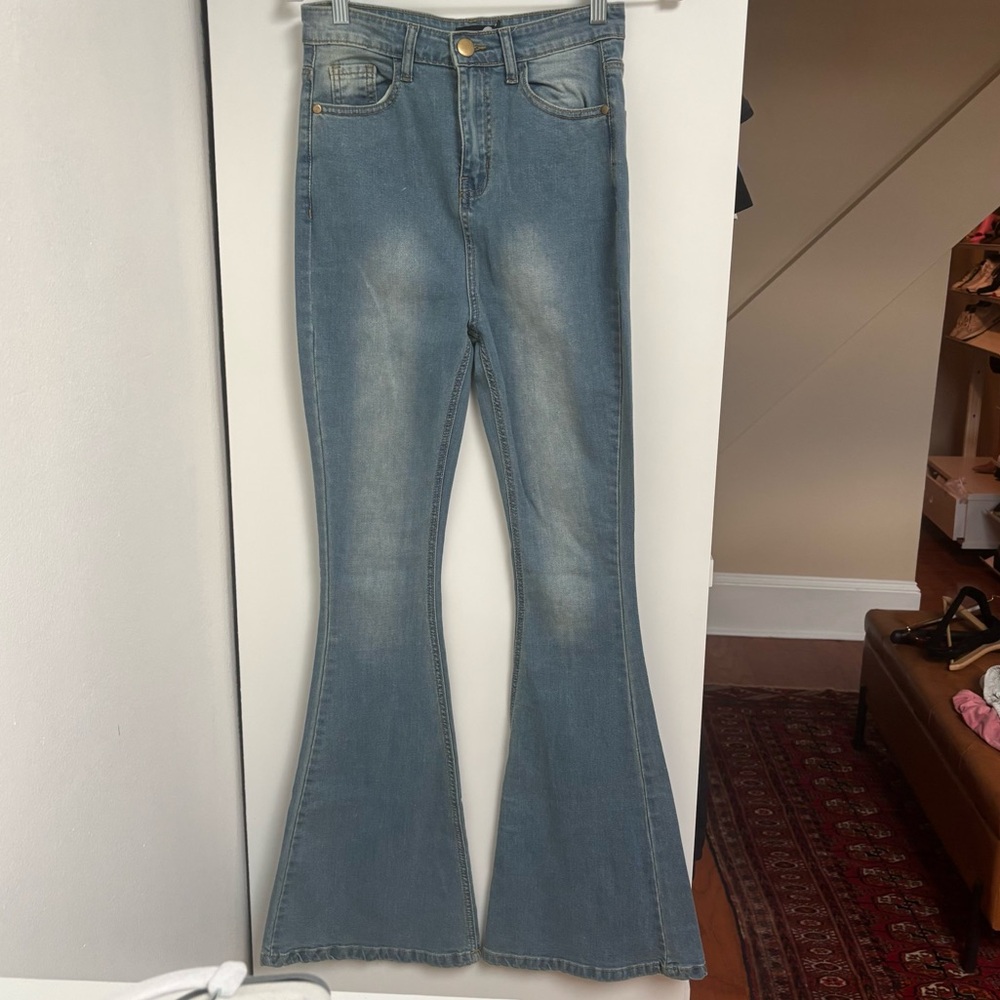 Classic Blue Flared Women's Jeans